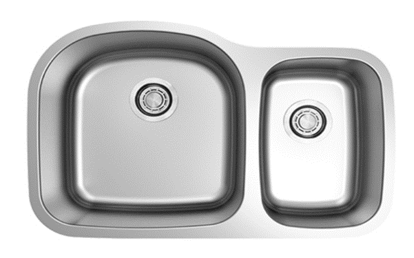 Dakota Stainless Genesis 70/30 18 Gauge Stainless Steel Kitchen Sink.