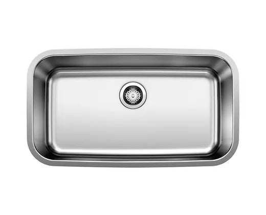 Blanco Stainless Stainless Single Bowl 18 Gauge Stainless Steel Kitchen Sink.