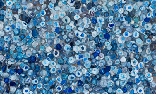 Blue Agate Gemstone